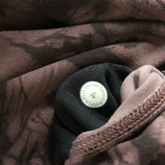 Lululemon Align Pant 28" US 4 Mini Dusk Floral Antique Bark Black - Picture 7 of 7